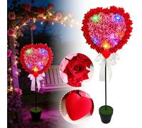 2026, ce pot en forme de cœur de 82 cm est parfait pour la Saint-Valentin, convient aussi bien pour l'intérieur que pour l'extérieur, il est idéal pour votre jardin. (beige, 80 cm)