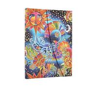 2026 Celestial Magic (Whimsical Creations) Midi 18-month Horizontal Hardcover Flexi Dayplanner 2025-2026 (Wrap Closure)