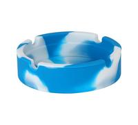 2026 Cendrier en silicone de haute qualité avec design rond résistant à la chaleur pour voiture - Solution intelligente pratique pour éliminer les résidus de fumée (bleu, taille unique)