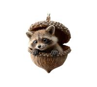 2026 - Ces adorables rêves avec des animaux de la jungle enrichiront votre atmosphère festive sont très populaires auprès des enfants. (D, taille unique)