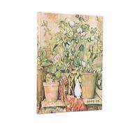 Paperblanks Agenda Cezanne's Terracotta Pots and Flowers – Midi 18 mois 2025-2026