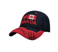 2026 - Chapeau Casquette Canadienne Feuille d'érable Drapeau Brodé Adulte Casquette Fille 10 Ans Été, Brique rouge., taille unique