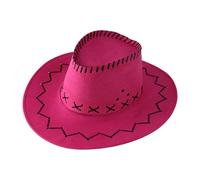 2026 Chapeau de cowboy en daim synthétique pour enfants, pour fêtes à thème, déguisements et costumes d'Halloween Écharpe tube polaire pour bébé (taille unique)