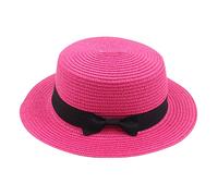 2026 Chapeau de paille Fedora d'été à large bord pour garçon, i, taille unique