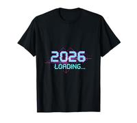 2026 Chargement du Style Cyberpunk Glitch Pixel Art T-Shirt