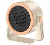 2026 Chauffage portable - Mini radiateur d'extérieur et de bureau, silencieux, petit chauffage rapide avec angle réglable à 90° pour la maison, la chambre à coucher et la salle de bain (beige)