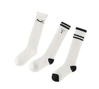 2026 Chaussettes mi-mollet en maille respirante sans couture pour enfants Printemps été Tenue décontractée douce et confortable pour enfant de 3 à 12 ans, blanc, 6-8 ans