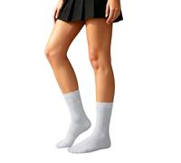 2026 Chaussettes traditionnelles - Chaussettes à bière - Bas en maille transparente avec motif - Chaussettes mi-longues classiques unies avec motif perforé