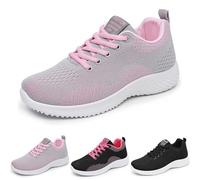 2026 Chaussures de course à pied tendance décontractées pour femme avec semelle souple pour un usage quotidien, idéales pour la détente et les activités sportives, rose, 5.5 UK 3X-Narrow