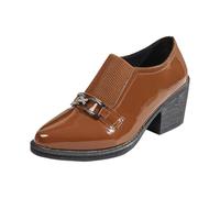 2026 Chaussures de danse modernes pour femme pour la danse de société, Square Dance - Norme nationale - Élégantes avec talon de 7 cm - Polyvalentes - Semelle résistante - Pour l'intérieur - Portables