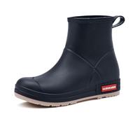2026 Chaussures de pluie pour femme, bottes d'extérieur élégantes avec semelle profilée robuste pour les activités en cas d'humidité, Noir , 41 EU