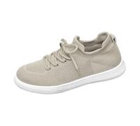 2026 Chaussures de sport pour femmes Nouvelles chaussures à lacets en maille respirante avec haut bas, commerce extérieur, chaussures de sport légères et décontractées, beige, 38 EU XX-Étroit