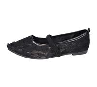 2026 Chaussures plates respirantes à bout pointu en maille filet pour un usage quotidien décontracté. Coupe large et légère, design à bout ouvert pour tout le monde, Noir , 42 EU