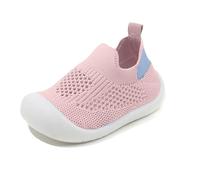 2026 Chaussures pour bébé garçons filles chaussures chaussettes respirantes non-marchantes chaussures de première marche avec semelle en caoutchouc souple pantoufles pour bébé tout-petits (23 Toddler)