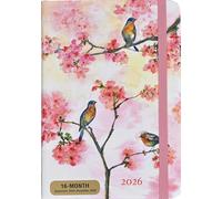 2026 Cherry Blossoms in Spring Weekly Planner (16 months, Sept 2025 to Dec 2026)