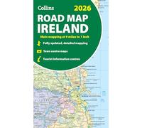 2026 Collins Road Map of Ireland: Clear and Detailed Folded Map of Ireland