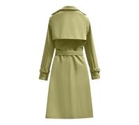2026 Costume pour femme Blend Overcoat élégant et chaud pour l'hiver, parfait pour les excursions formelles décontractées, basique de mode polyvalent pour toute garde-robe, Vert armée., XL