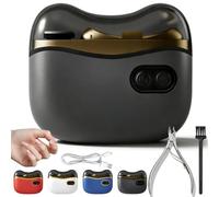 2026 Coupe-Ongles Et Polisseur éLectrique 2-En-1,Coupe Ongle Electrique Pour Pied,Coupes Ongle Electriques Adulte, Usb, Avec LumièRe Led, 2 Vitesses Aux Personnes âGéEs, Adultes Et Enfants (Black)