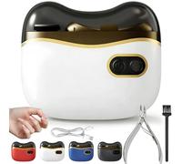 2026 Coupe-Ongles Et Polisseur éLectrique 2-En-1,Coupe Ongle Electrique Pour Pied,Coupes Ongle Electriques Adulte, Usb, Avec LumièRe Led, 2 Vitesses Aux Personnes âGéEs, Adultes Et Enfants (White)