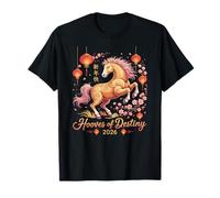 2026 Crazy Horse Lady Hooves of Destiny Zodiac Girl Lunar T-Shirt