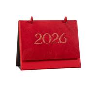 2026 Creative PU Desk Calendar Decoration Stationery School Planner Simple Pocket Size Organizers Office Supplies Office Calendar