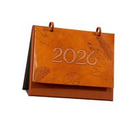 2026 Creative PU Desk Calendar Decoration Stationery School Planner Simple Pocket Size Organizers Office Supplies Office Calendar