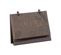 2026 Creative PU Desk Calendar Decoration Stationery School Planner Simple Pocket Size Organizers Office Supplies Office Calendar