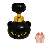 2026 Cute Cat Paw Foam Soap Dispenser, Black Kitty Foaming Pump Bottle Creates Paw-Shaped Foam, Halloween Black Cats Pawprint Magic Hand Wash Dispenser for Bathroom Kitchen (1pc)