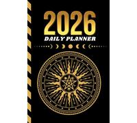 2026 Daily Planner: One Page Per Day / 6x9 Dated Organizer With Hourly Diary - 1 Hour Time Slots / To Do List / Notes Section / Scheduling Gift / ... Wiccan - Witch Witchy Witchcraft Theme Cover