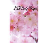 2026 Daily Planner with beautiful pink cherry blossom's. 6x9 55 pages 7 days a week. Use to record daily tasks and appointments with to do list..