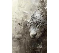 2026 Daily & Weekly Planner: Elegant Light Beige White Grey Leopard Design Cover Edition: 365 Day Schedule Plan, Jan- Dez, Extra Space For Notes