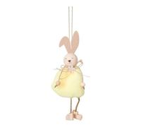 2026 Décoration de Pâques Pâques Mignon Dessin animé Lapin Suspendu Pendentif Festival Lieu Mise en page Accessoires d'ambiance festive (B,18 x 8 x 3 cm)