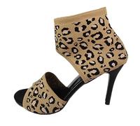 2026 Demoiselles d'honneur dames décontracté couleur unie respirant talons hauts bloc confortable doublure douce invitée mariage bal satin femmes bride de cheville demoiselle d'honneur, café, 37 EU