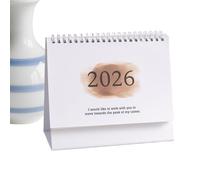 2026 Desk Calendar - (19 X 16 X 8 Cm) Gradient Color Punch-In Planner | Monthly Desktop Organizer, Thick Paper Note Calendar For Home, School, Ôffice & Gifť Use July 2025 To December 2026