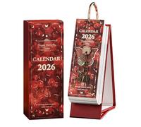 2026 Desk Calendar - 365 Day Oil Painting Artwork Planner, Elegant Decorative Desktop Calendar, Artistic Daily Schedule Organizer for Office, Home, Classroom, and Studio