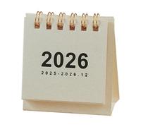 2026 Desk Calendar - Yearly Planner for Planning | Daily and Monthly Scheduler with Date Grid Layout, Aesthetic Design, Home Office Classroom Teacher Student for Organization Tools