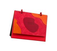 2026 Desktop Calendar With Leather Base 12 Month From Jan To Dec Office Desk Calendar For Daily Planning 220x175mm PU Leather Schedule Organiser