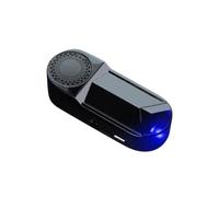 2026 Détecteur ultime à longue portée, simulation de lumière solaire de voiture, simulation, avertissement, alarme flash, lumière décorative, lumière à induction intérieure LED, bleu