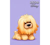2026 Diary: Hungarian Puli Dog: | A5 Week to View Dated from Jan 2026 to Dec 2026 | Weekly Planner Agenda Personal Organiser
