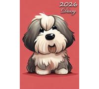 2026 Diary: Polish Lowland Sheepdog Dog: | A5 Week to View Dated from Jan 2026 to Dec 2026 | Weekly Planner Agenda Personal Organiser