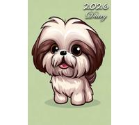 2026 Diary: Shih Tzu Dog: | A5 Week to View Dated from Jan 2026 to Dec 2026 | Weekly Planner Agenda Personal Organiser