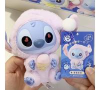 2026== Disney Stitch « manger quelque chose avant du sommeil » série poupée en peluche boîte aveugle en vinyle sac mystère pendentif jouet mignon cadeau Surprise Aléatoire 1 pièce