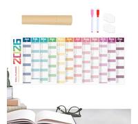 2026 Dry Erase Wall Calendar - A4 Month To View Large Grid Planner | Yearly Monthly Schedule Organizer For Home, Ōffice, School & Exam Preparation, Durāble Paper With Elegańt Layout