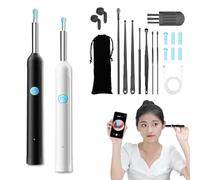 2026 Earo Vision 2.0 - Hygiène Auditive Révolutionnée à Vie, Otoscope Oreille Étanche, Professionnels Avec Brosse De Nettoyage Et Boîte De Rangement Pour Enfants Et Adultes (2pc)