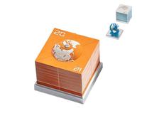 2026 Earth Shape Calendar,3D Paper Sculpture Desk Notepad for Office Decor,Birthday & Holiday Gifts,Home,Bedside,Reception Tabletop Display for Teachers,Students,Freelancers (orange)