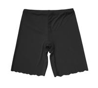 2026 - Été Mince Soie Glace Pantalon Léger Vague Leggings Trois Points Shorts Femmes Confortable Body Métallique, Noir , XL
