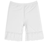 2026 Été Mince Soie Glacière Pantalon Léger Vague Leggings Trois Points Shorts Femmes Confortable Femmes Leggings Hiver Noir, Blanc., L