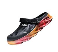 2026 Été Nouvelle Semelle Épaisse Slip EVA Style Mode Décontracté Maison/Extérieur Chaussons Cool (Blanc, 43), Noir , 42 EU