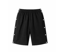 2026 été Short Homme - Short décontracté avec Poches Profondes et Coupe Ample adapté à la Course entraînement et Sport collectif pour Hommes (Black, M)