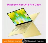 2026 Étui pour ordinateur portable pour Macbook Neo Case 13 pouces A3404 100% correspondance de la couleur officielle, résistant aux rayures, facile à installer Étui Neon A18 Pro PC